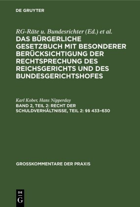 Recht der Schuldverhältnisse, Teil 2: §§ 433-630