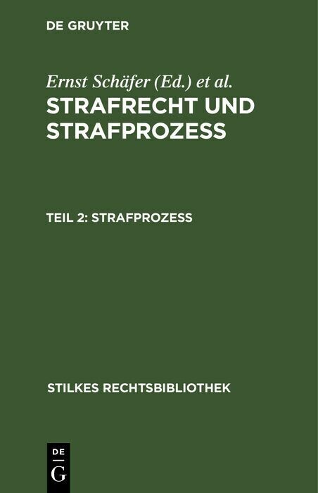 Strafprozeß main product photo