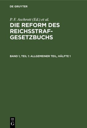 Allgemeiner Teil, Hälfte 1