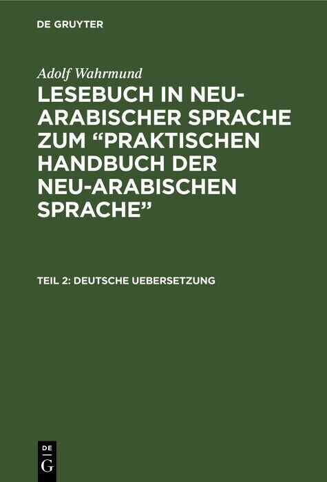 Deutsche Uebersetzung main product photo