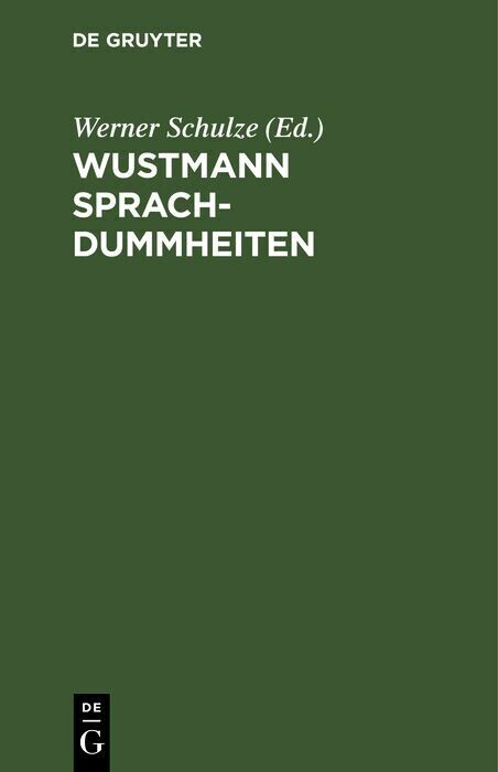 Wustmann Sprachdummheiten main product photo