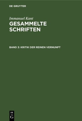 Kritik der reinen Vernunft