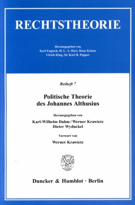 Politische Theorie des Johannes Althusius.