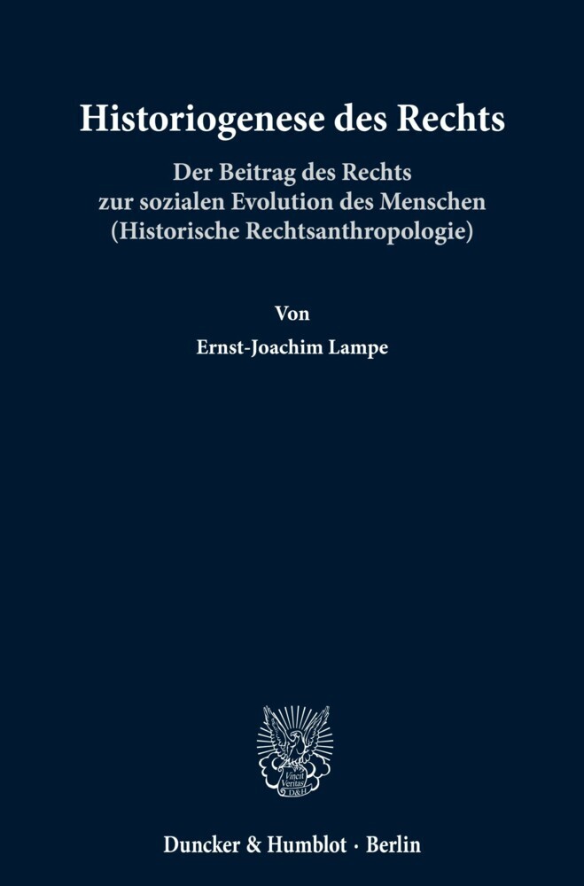 Historiogenese des Rechts. main product photo