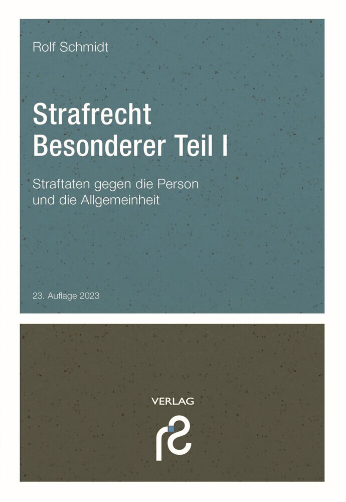Strafrecht Besonderer Teil I main product photo
