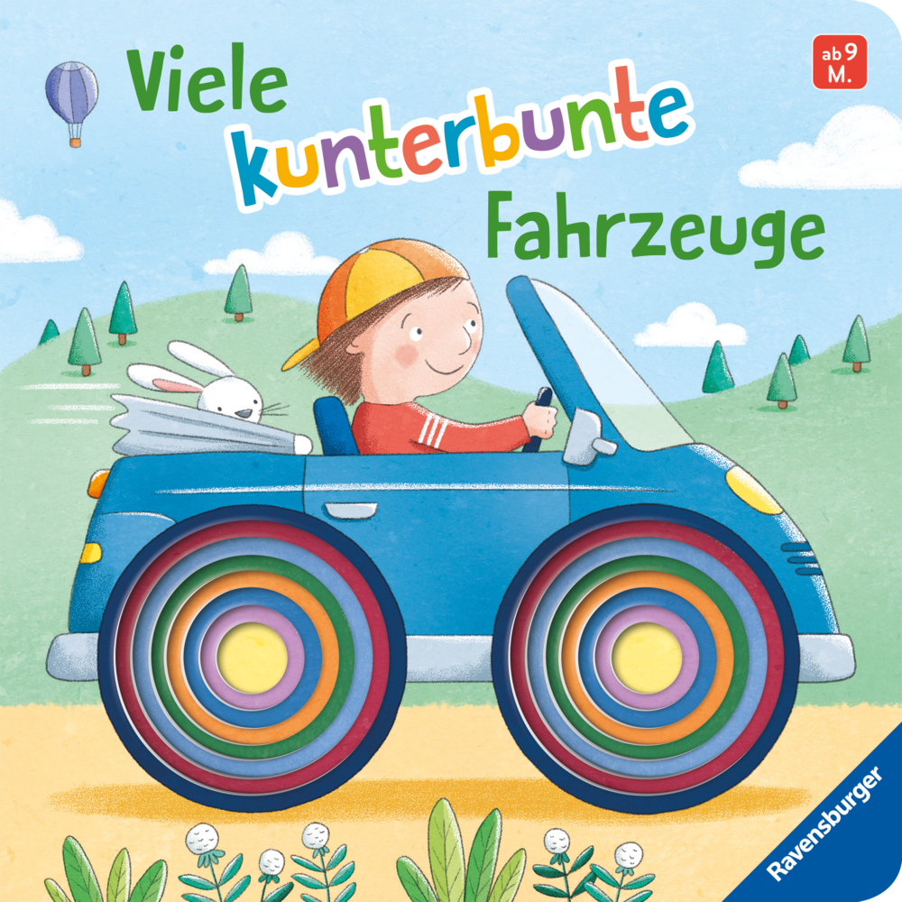 Viele kunterbunte Fahrzeuge main product photo