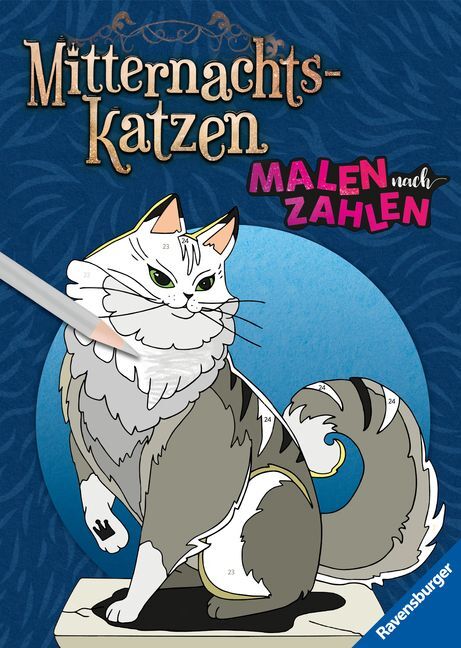 Malen nach Zahlen - Mitternachtskatzen main product photo