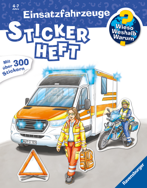 Wieso? Weshalb? Warum? Stickerheft - Einsatzfahrzeuge main product photo