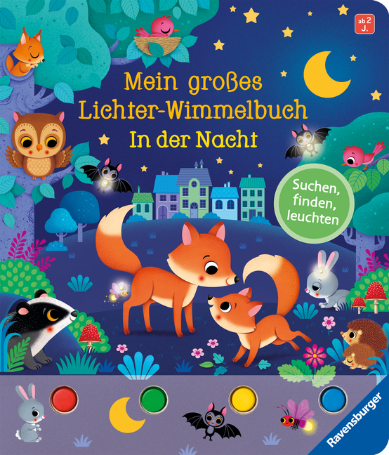 Mein großes Lichter-Wimmelbuch - In der Nacht main product photo