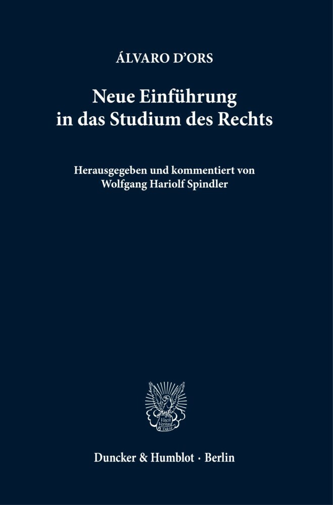 Neue Einführung in das Studium des Rechts. main product photo