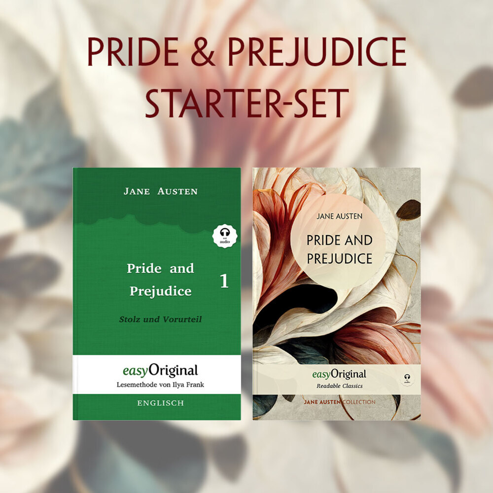 Pride and Prejudice / Stolz und Vorurteil - Starter-Set (mit Audio-Online), m. 2 Audio, m. 2 Audio, 2 Teile main product photo