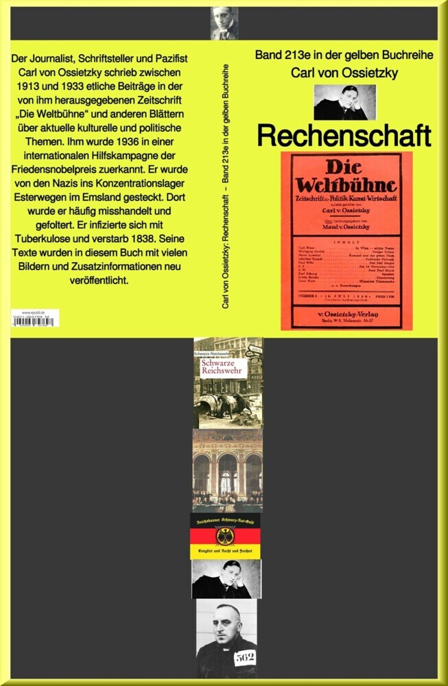 Rechenschaft - Band 213e in der gelben Buchreihe - bei Jürgen Ruszkowski main product photo