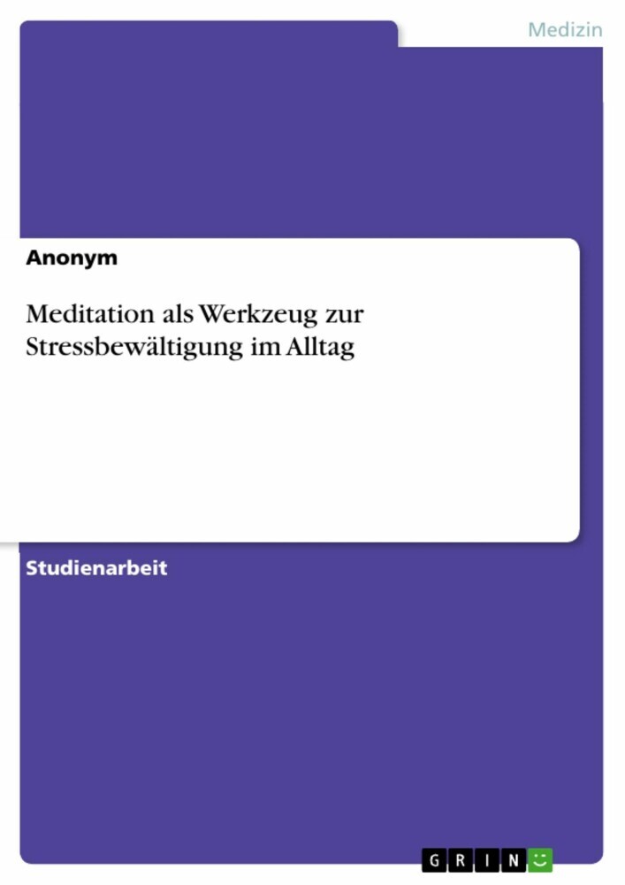 Meditation als Werkzeug zur Stressbewältigung im Alltag main product photo