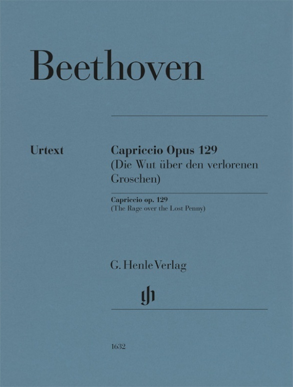Ludwig van Beethoven - Alla Ingharese quasi un Capriccio G-dur op. 129 (Die Wut über den verlorenen Groschen) main product photo