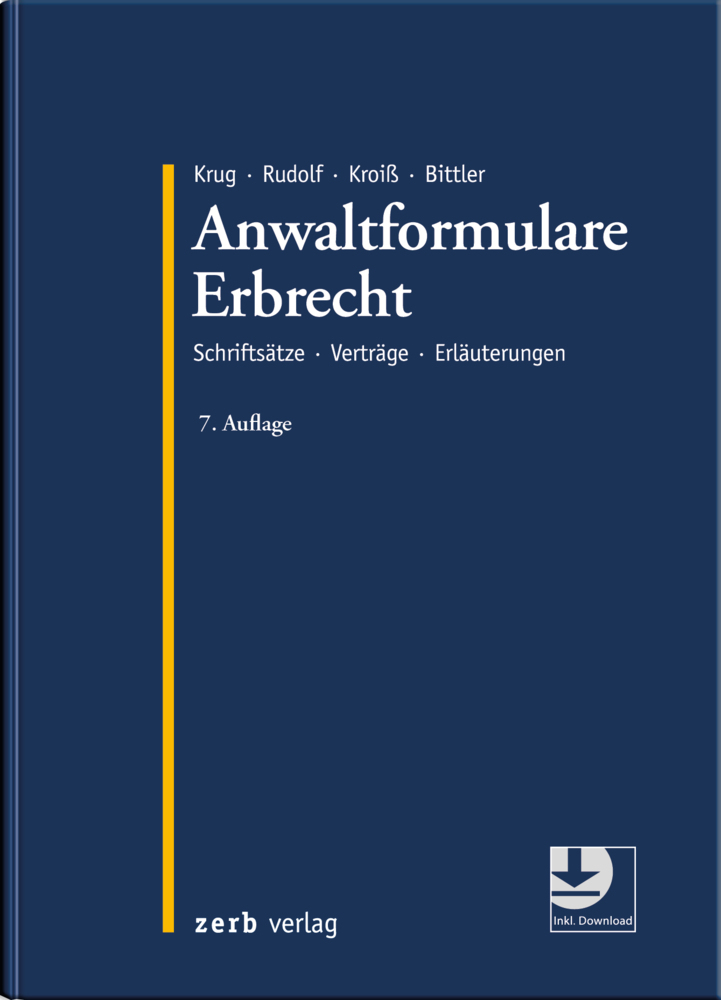 Anwaltformulare Erbrecht main product photo