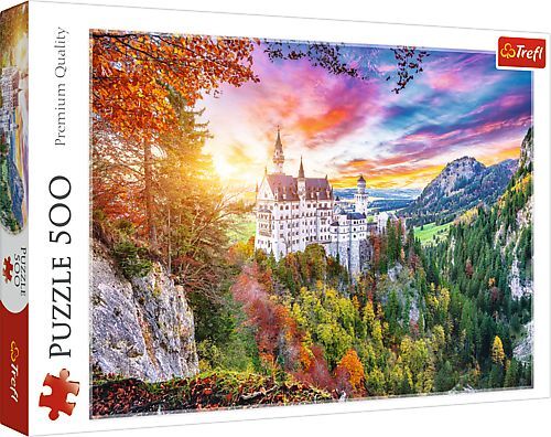 Puzzle 500 Blick auf Neuschwanstein, Deutschland main product photo