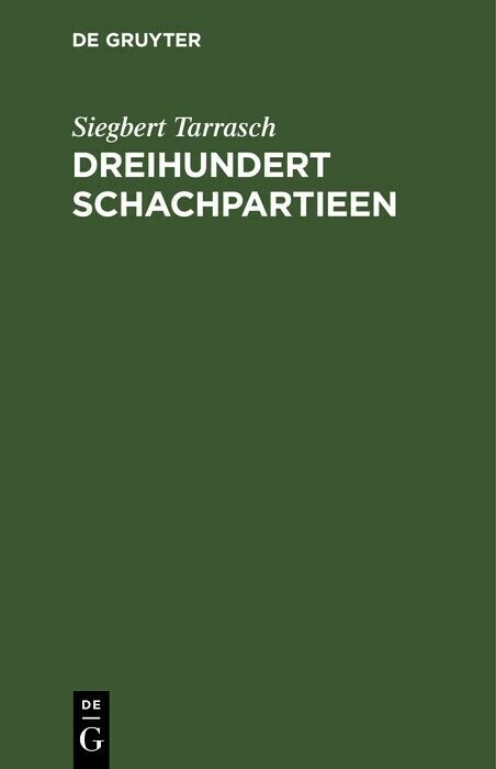 Dreihundert Schachpartieen main product photo