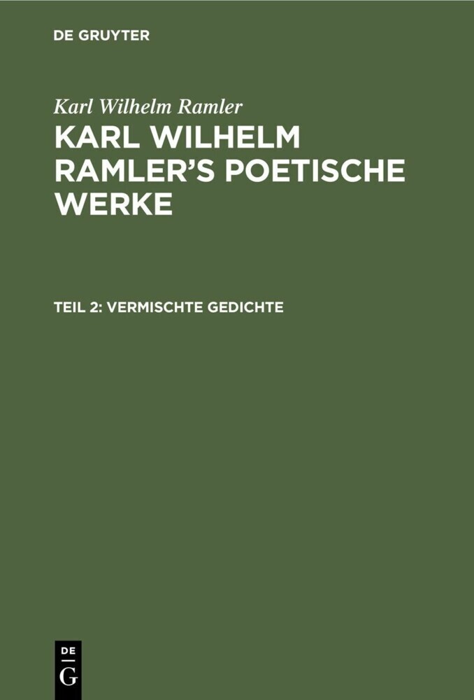 Vermischte Gedichte main product photo