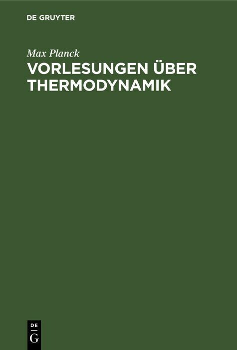 Vorlesungen über Thermodynamik main product photo