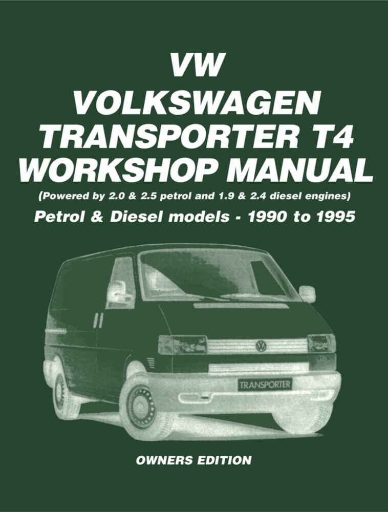 Volkswagen Transporters T4 Workshop Manual main product photo