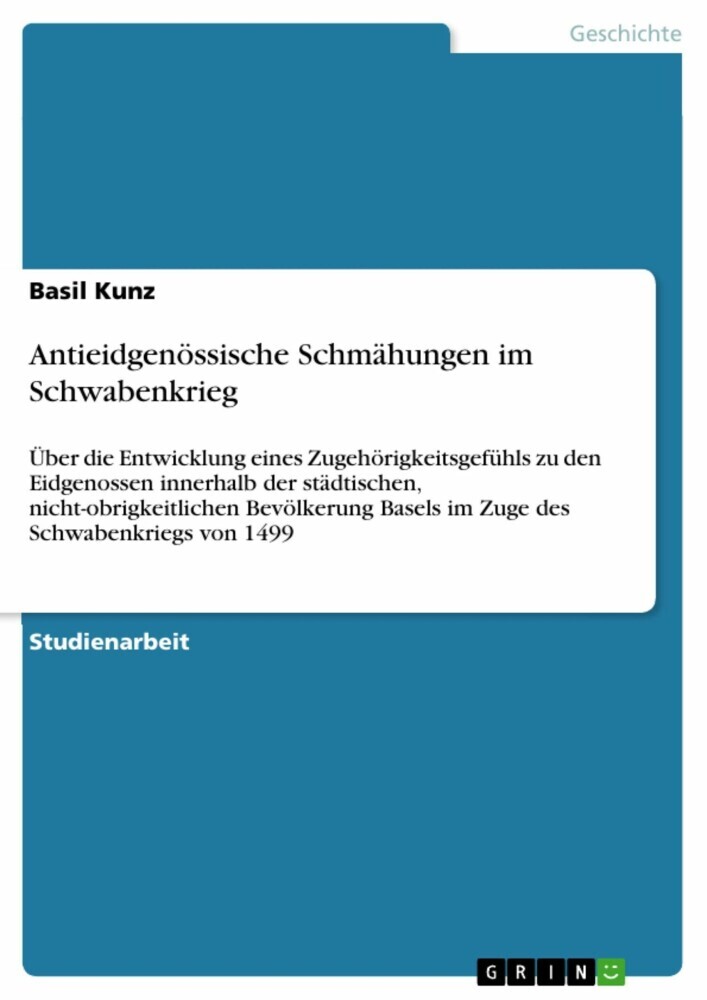 Antieidgenössische Schmähungen im Schwabenkrieg main product photo
