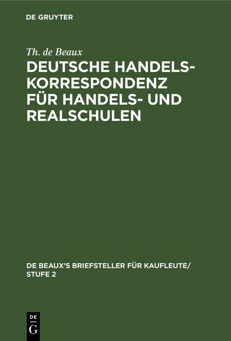 Deutsche Handelskorrespondenz für Handels- und Realschulen main product photo