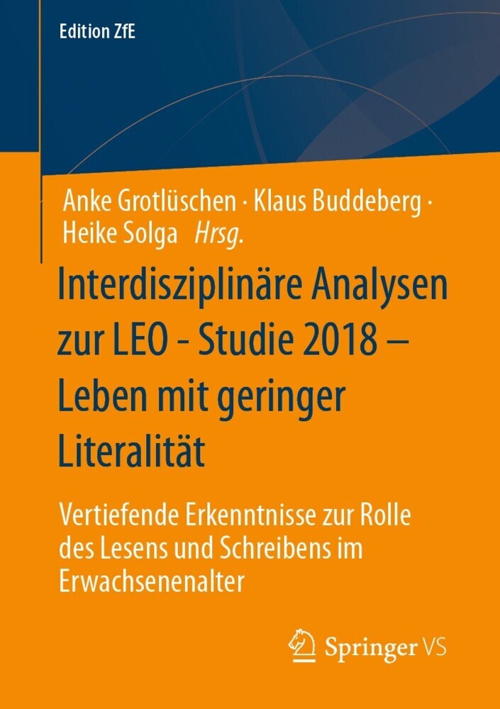 Interdisziplinäre Analysen zur LEO - Studie 2018 - Leben mit geringer Literalität main product photo