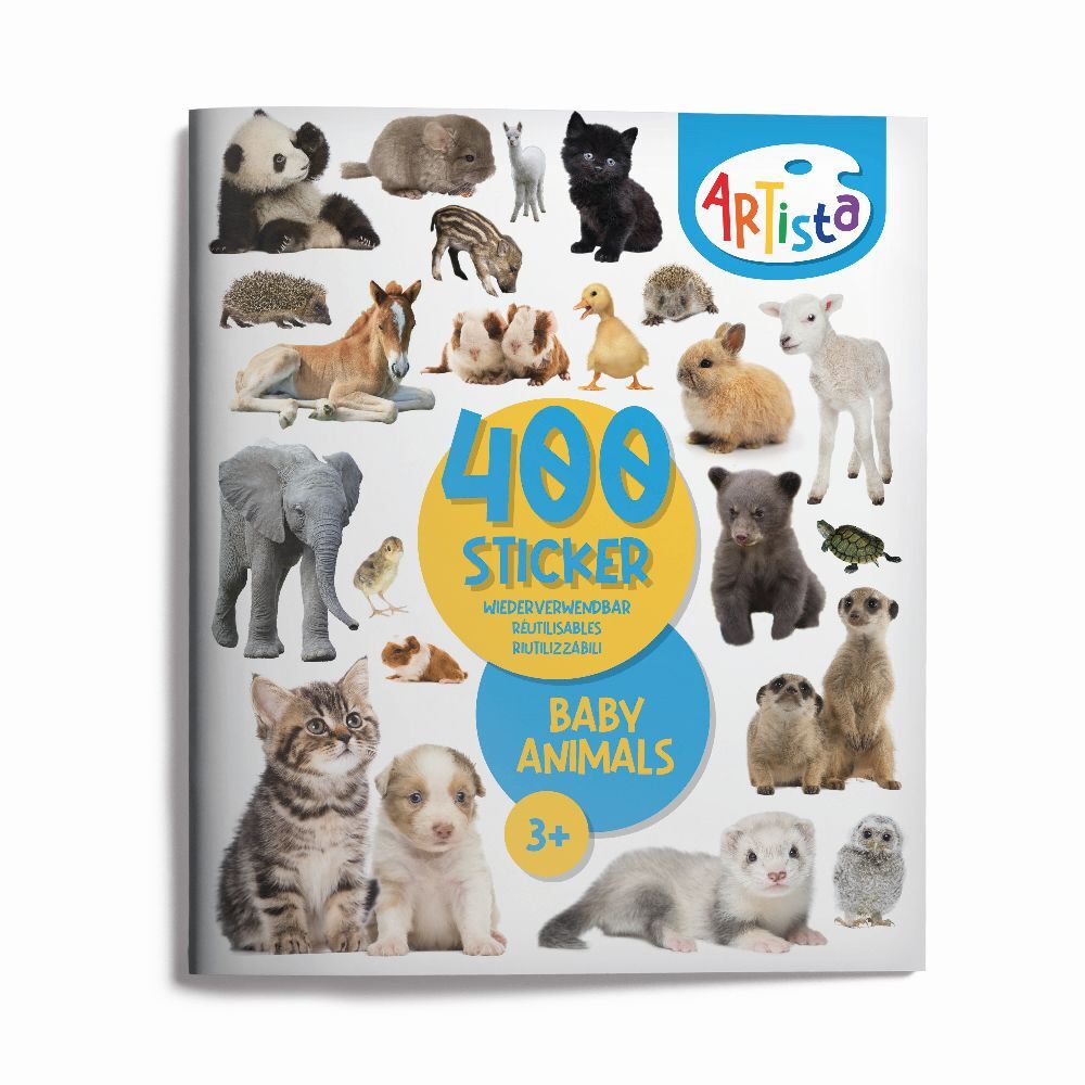 ARTISTA - Stickerbuch Tierbabys main product photo
