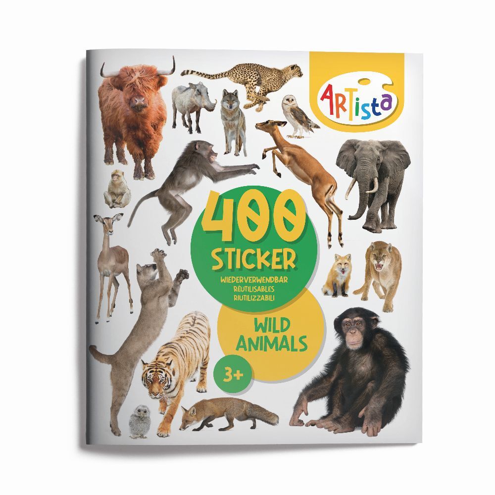 ARTISTA - Stickerbuch Wildtiere main product photo