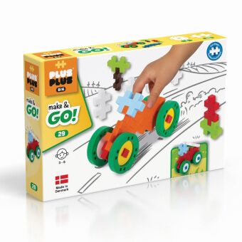 Plus Plus,29 Kreativ Bausteine BIG GO! Fahrzeuge