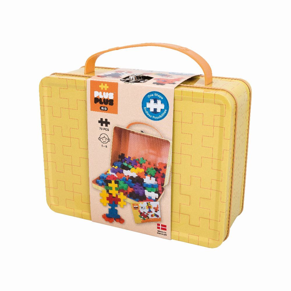 Plus Plus,70 Kreativ Bausteine BIG Metallbox main product photo