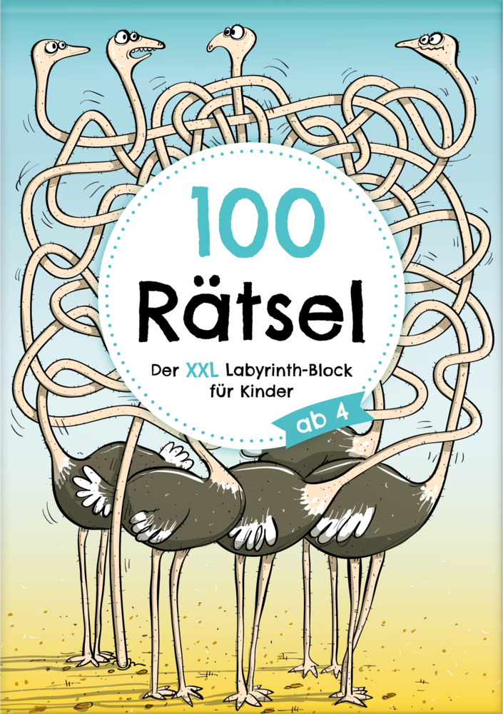 100 Rätsel: Der XXL Labyrinth-Block für Kinder ab 4 main product photo