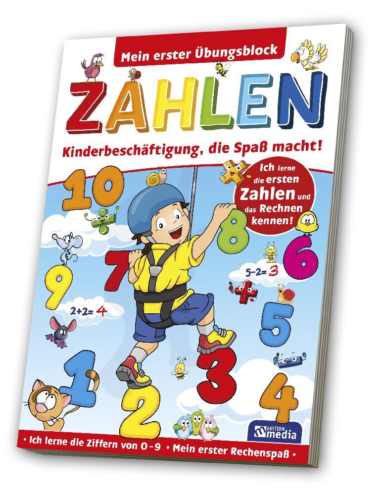 Lern-/ Übungsblock A5 - Zahlen main product photo