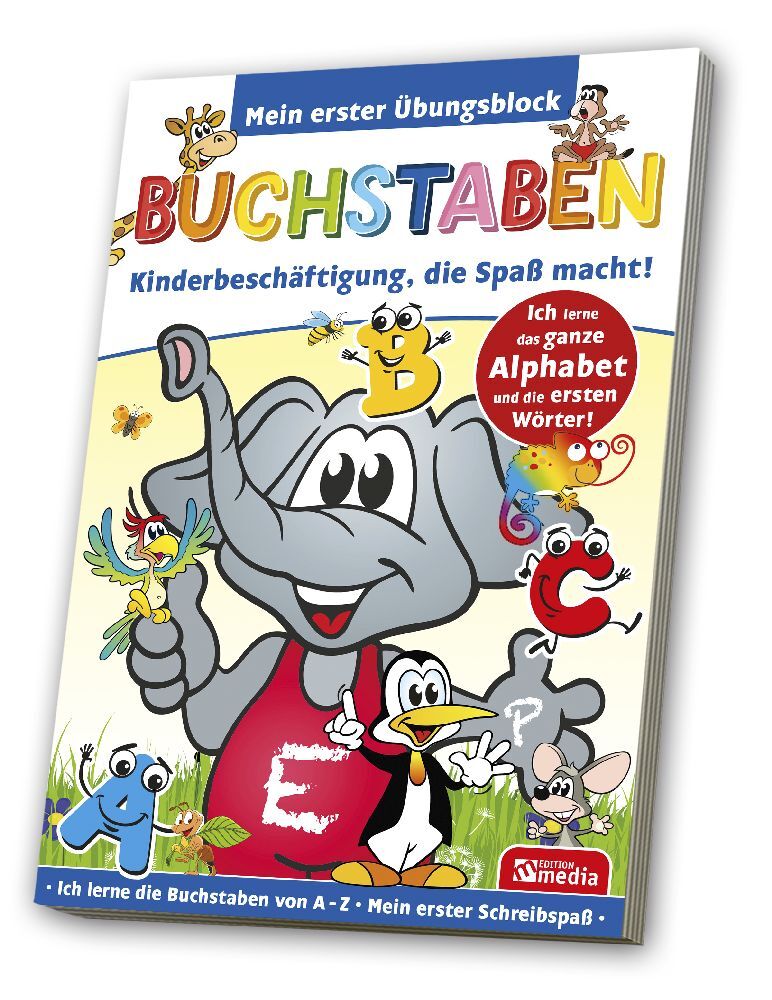 Lern-/ Übungsblock A5 - Buchstaben main product photo