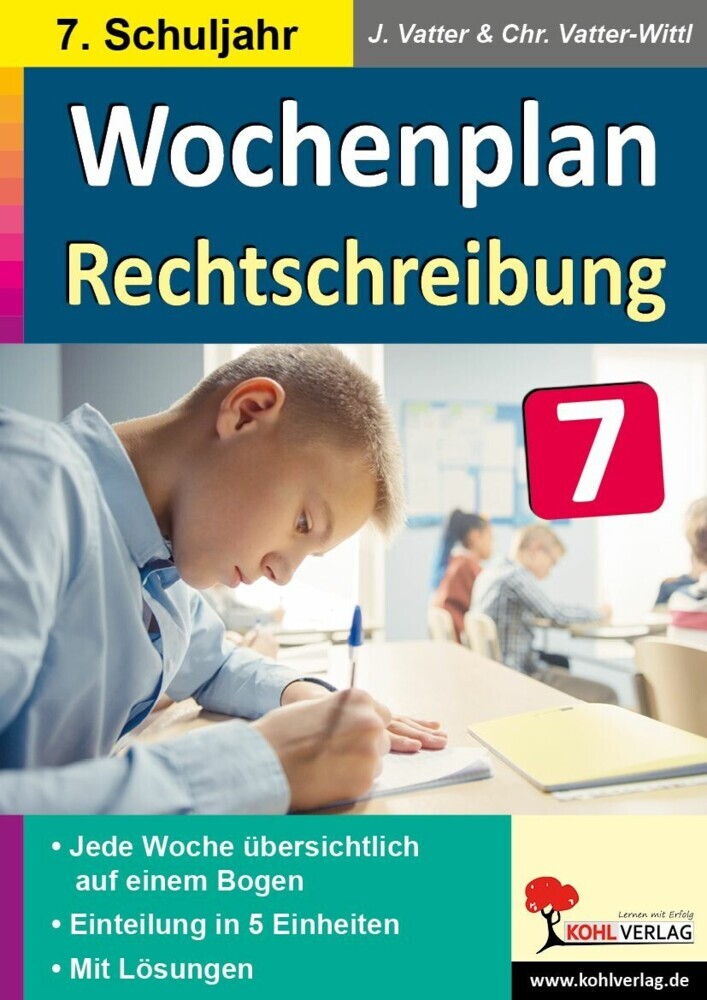 Wochenplan Rechtschreibung / Klasse 7 main product photo
