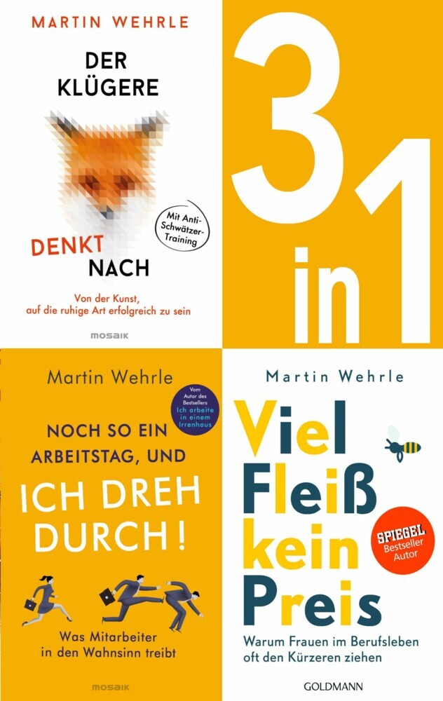 Erfolg: Der Klügere denkt nach/ Noch so ein Arbeitstag / Viel Fleiß, kein Preis (3in1 Bundle) main product photo