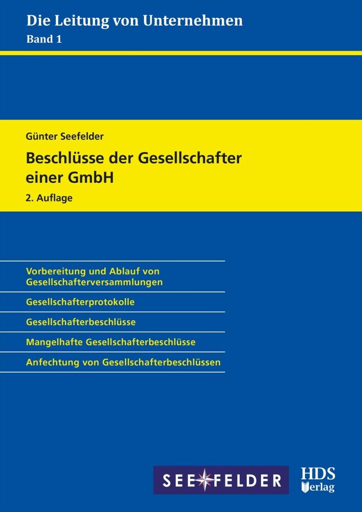 Beschlüsse der Gesellschafter einer GmbH main product photo