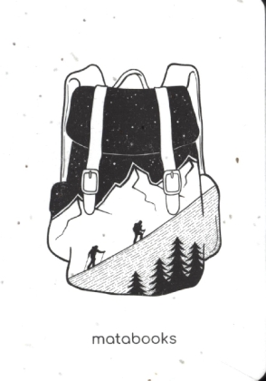 Nachhaltige Notizbücher A6 - Samenbuch "Backpack"