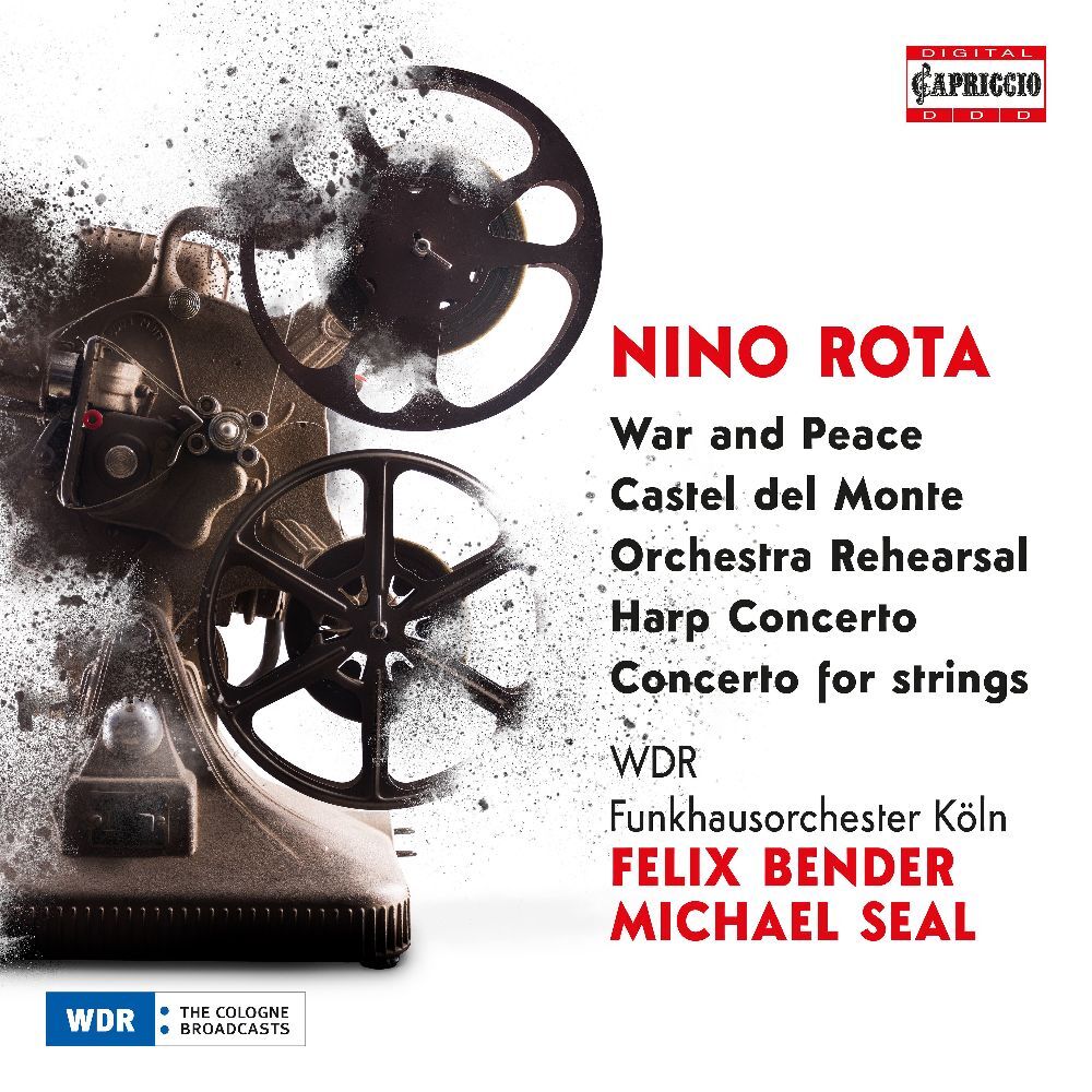 Krieg und Frieden / Castel del Monte / Orchestra Rehearsal / Harp Concerto / Concerto for strings, 1 Audio-CD main product photo