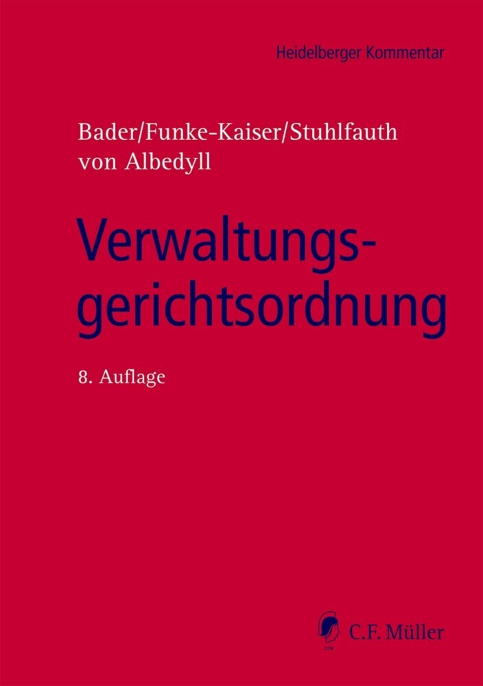 Verwaltungsgerichtsordnung, eBook main product photo