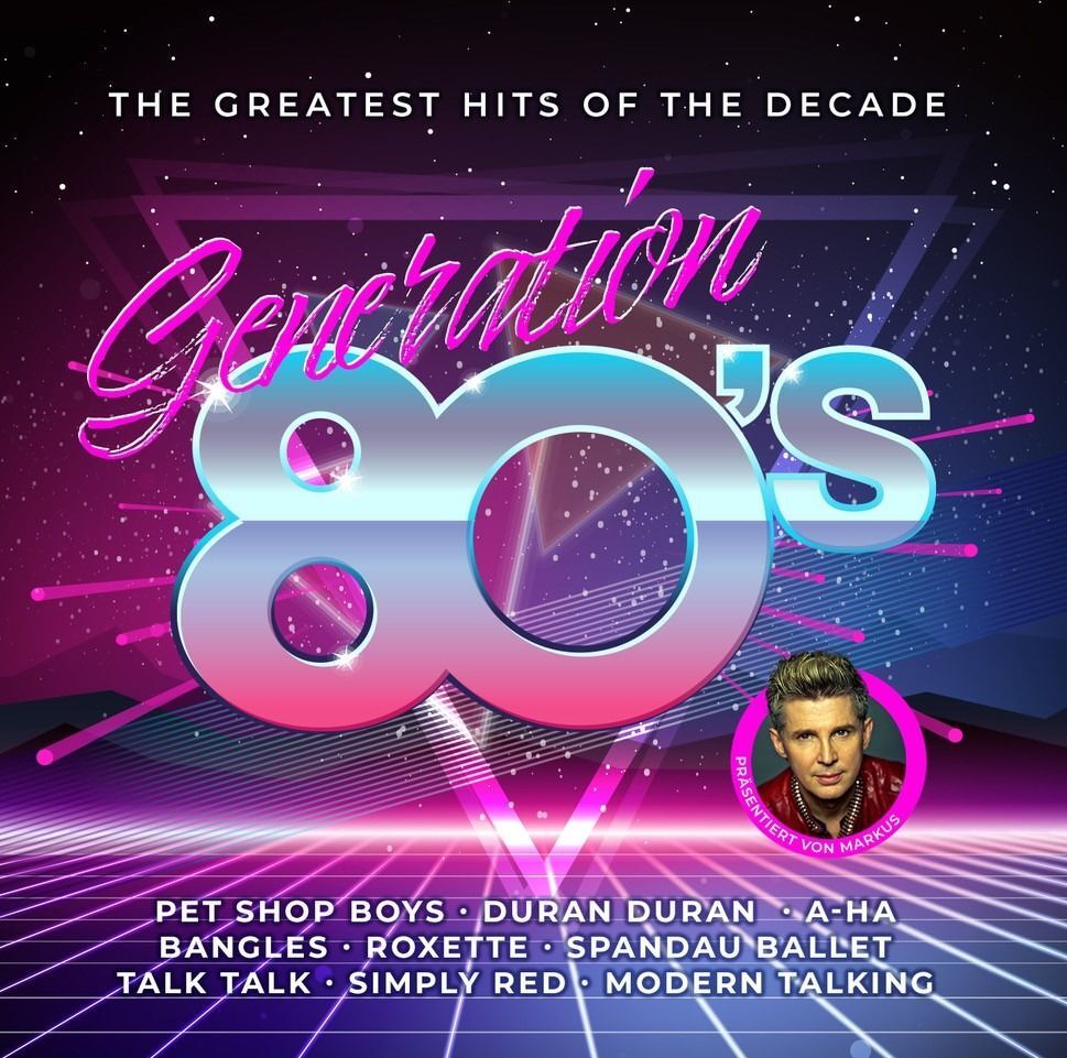 Generation 80s - The Greatest Hits Of The Decade, 2 Audio-CD main product photo