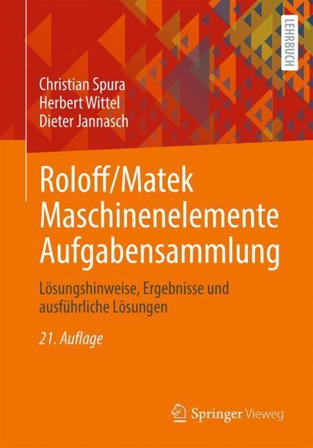 Roloff/Matek Maschinenelemente Aufgabensammlung main product photo