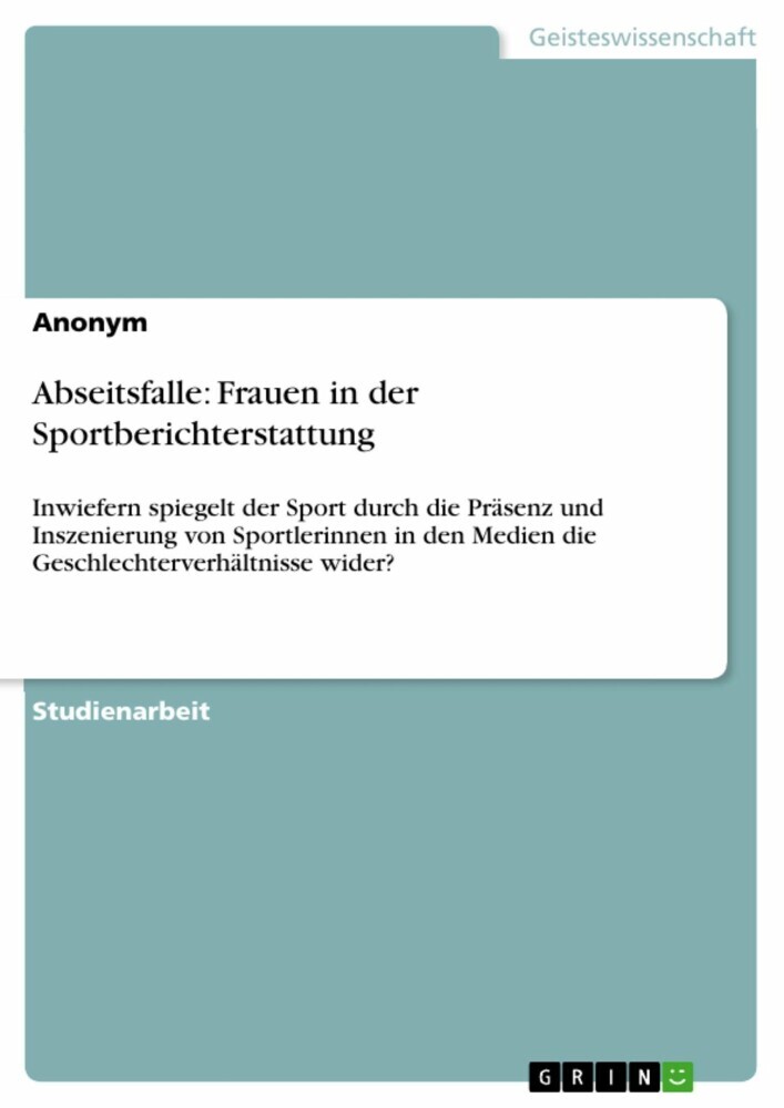 Abseitsfalle: Frauen in der Sportberichterstattung main product photo