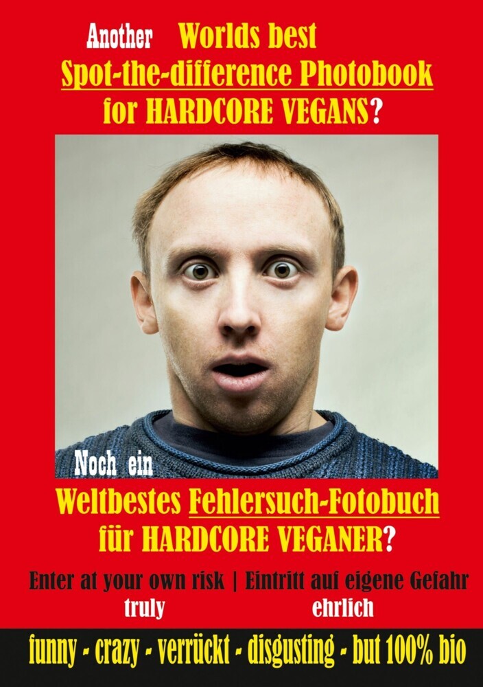 Another Worlds best Spot-the-difference Photobook for HARDCORE VEGANS main product photo