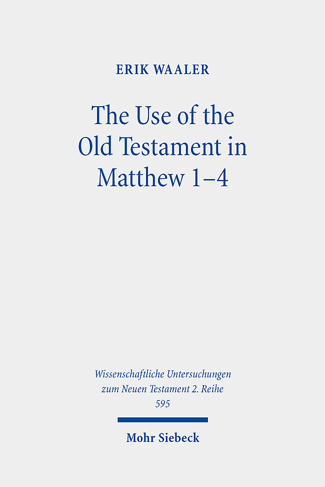 The Use of the Old Testament in Matthew 1-4 main product photo