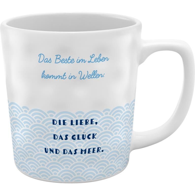 Tasse Struktur Motiv "Wellen" main product photo