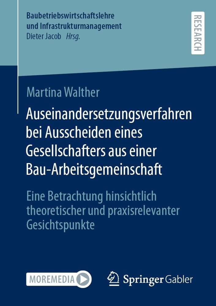 Auseinandersetzungsverfahren bei Ausscheiden eines Gesellschafters aus einer Bau-Arbeitsgemeinschaft main product photo