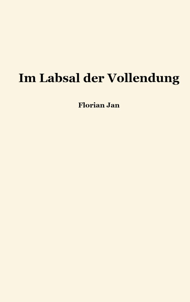 Im Labsal der Vollendung main product photo