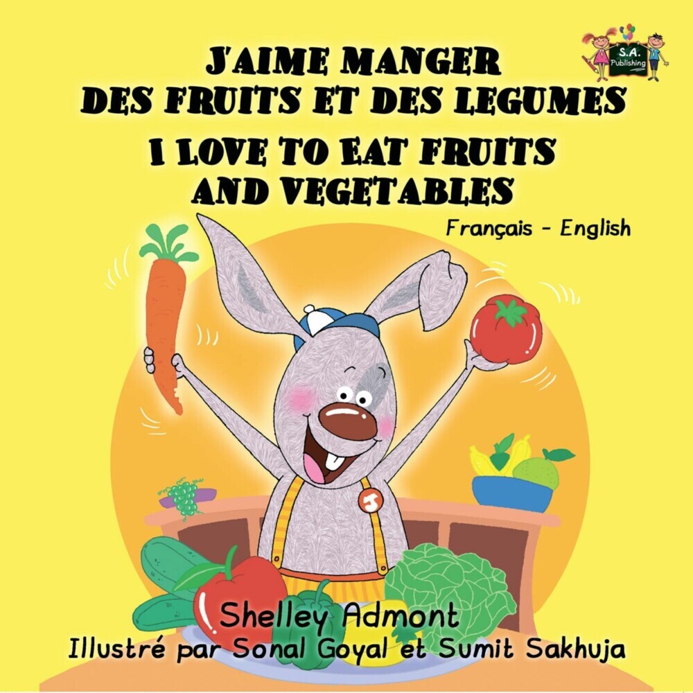 J'aime manger des fruits et des legumes I Love to Eat Fruits and Vegetables main product photo