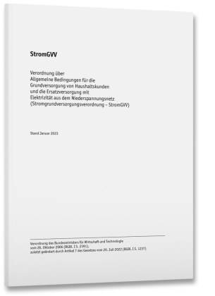 StromGVV - Stromgrundversorgungsverordnung